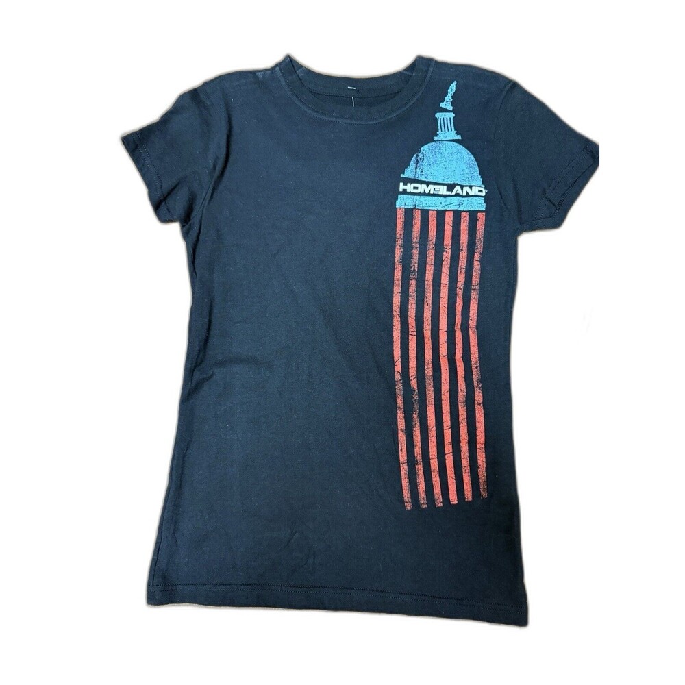Homeland Showtime TV Show Ladies S T-Shirt New Black Officially Licensed NWT